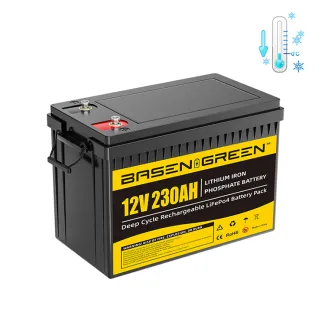 12V 230ah LiFePO4 Battery Built-in 150A BMS with Bluetooth